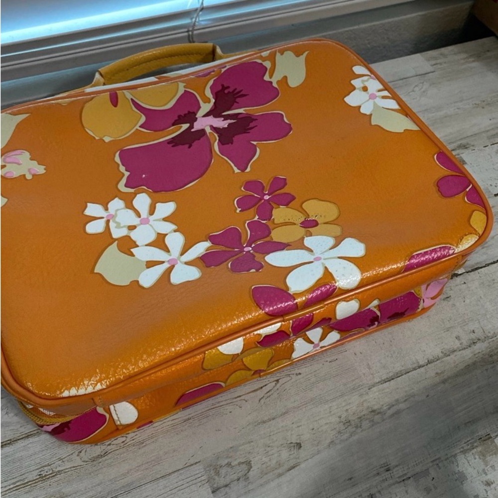 Roxy Quicksilver Floral Cosmetic Luggage Bag for Travel - Picture 7 of 12